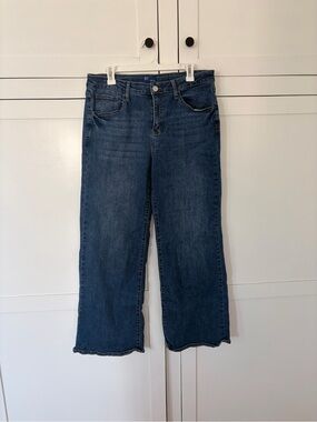 Project Indigo High Waist Wide Leg Jeans Size 15